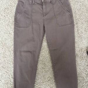 Knox Rose Straight-Leg Utility Pants in Taupe